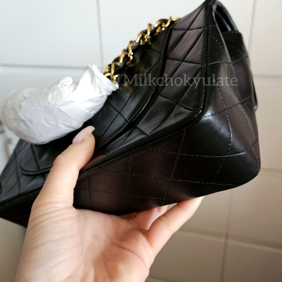 [SOLD] Chanel Vintage Timeless Classic Double Flap Small Shoulder Bag 24K GHW - Picture 8 of 17